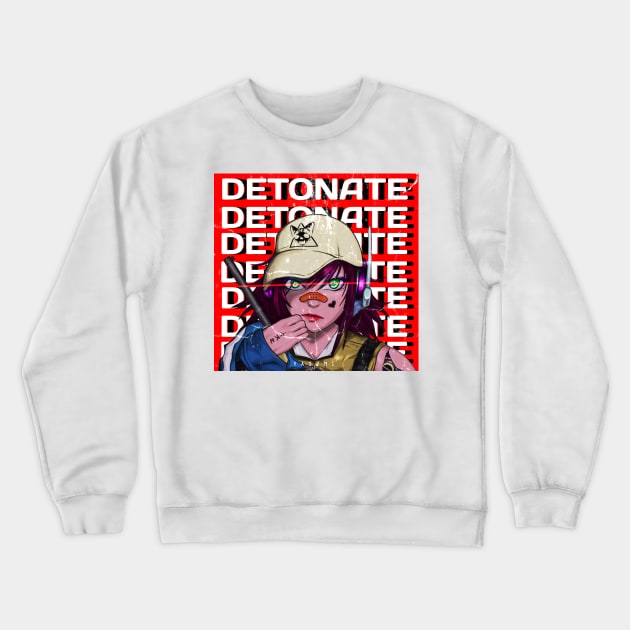 Detonate Crewneck Sweatshirt by Yasvmi